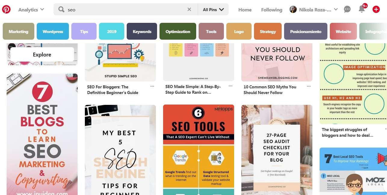 Bland Pinterest boards. A chance to stand out from the crowd