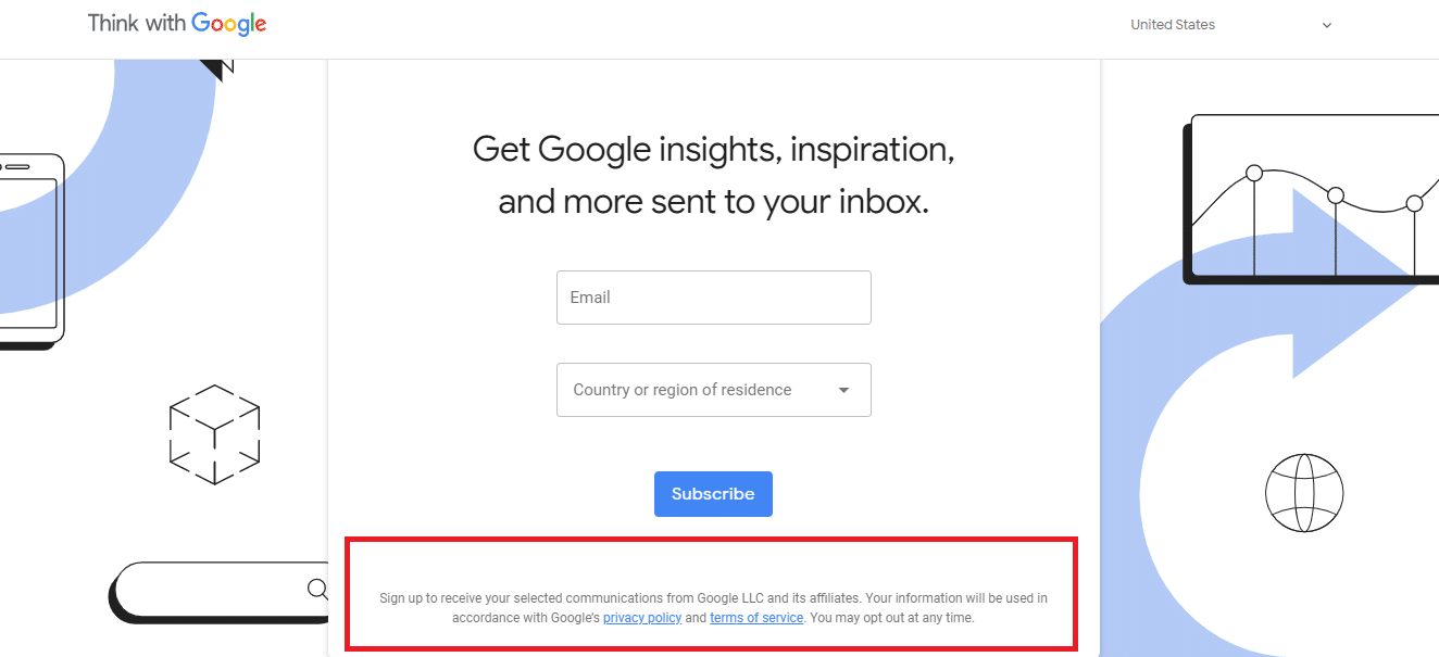 Google email communications