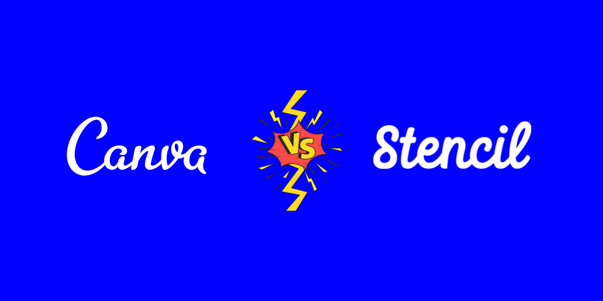 canva vs stencil graphic design tool comparison