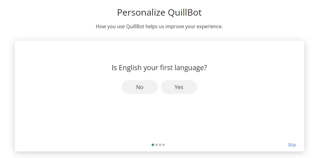 Personalize QuillBot